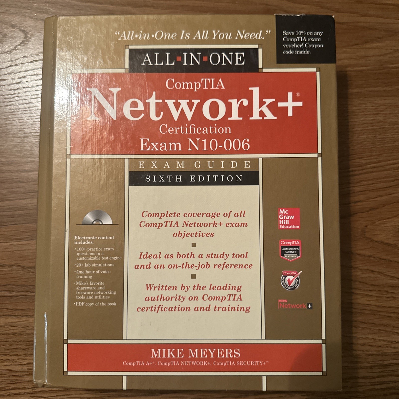 All-In-One CompTIA Network+ by Mike Meyers (Hardcover) With Disc