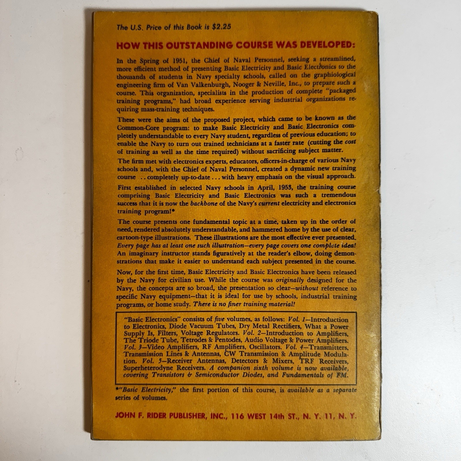 Basic Electronics Vol. 3 Van Valkenburgh 1st Ed video amps oscillators rf amps
