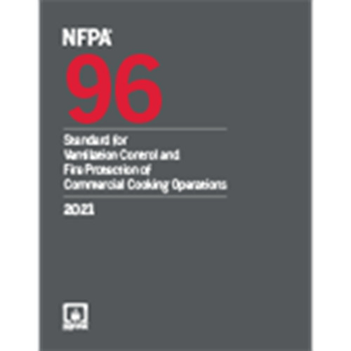 NFPA 96 Standard for Ventilation Control & Fire Protection 2021 PB USA STOCK