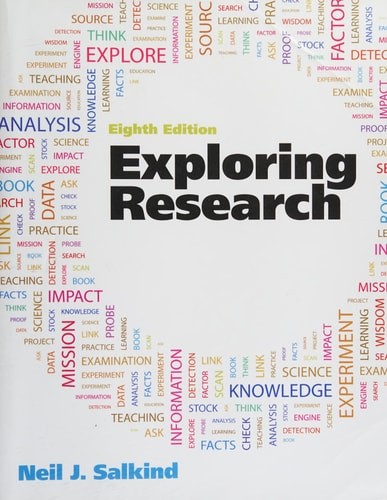 Exploring Research (8th Edition), Salkind, Neil J., Good Book