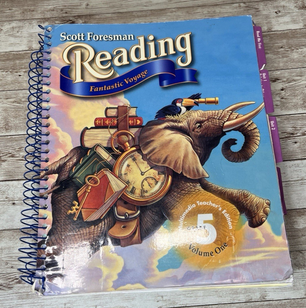 5th Grade Reading Literature Teacher’s Editions (Volume 1/2) w/CD’s Homeschool