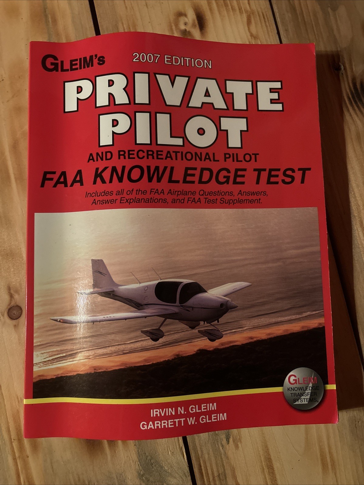 Pilot Handbook Gleim Mixed Lot 10 Books + 2 Bags Private Pilot