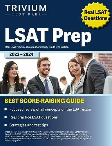 LSAT Prep 2023-2024: Real LSAT Practice – Paperback, by Simon Elissa – Very Good