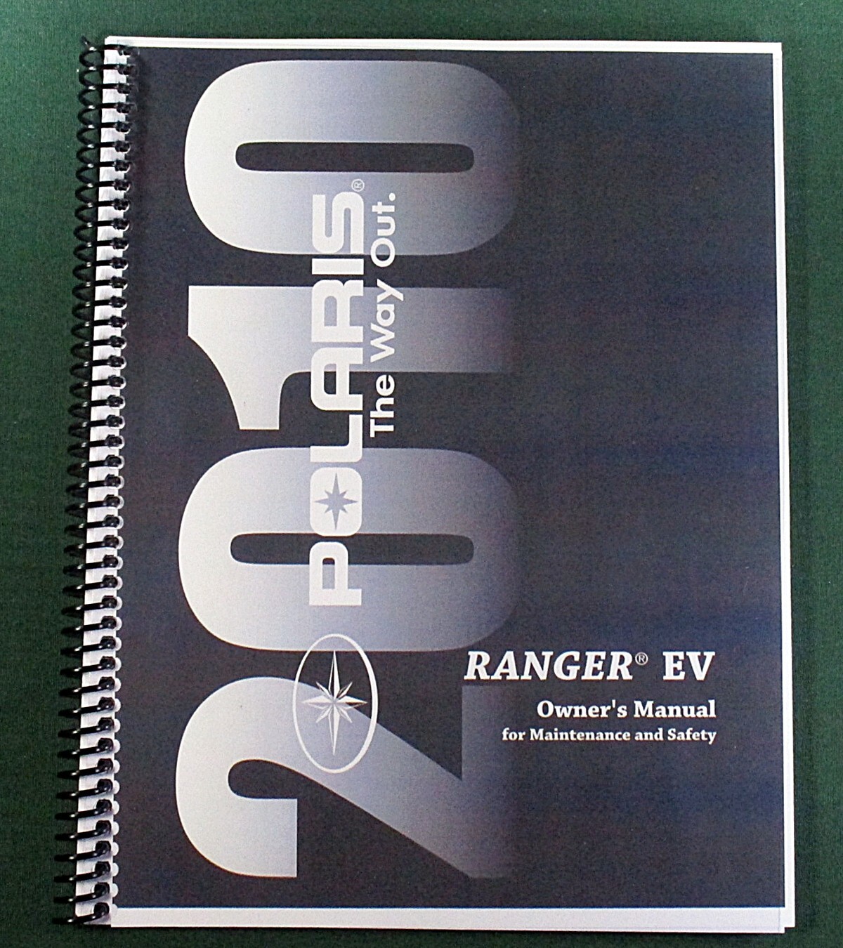 2010 Polaris Ranger EV Owner’s Manual: 98 Pages & Protective Covers!