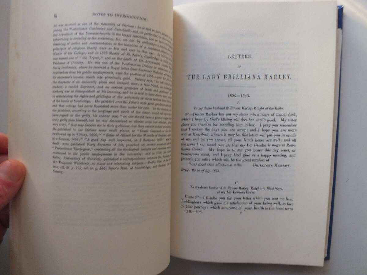 Letters of the Lady Brilliana Harley: Wife of Sir Robert Harley *Reprint*