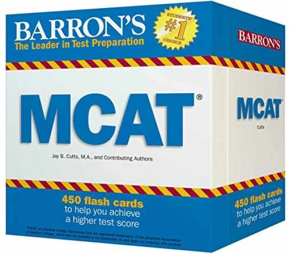 MCAT Flash Cards (Barron’s Test Prep) – Cards, by Cutts M.A. Jay B. – Very Good