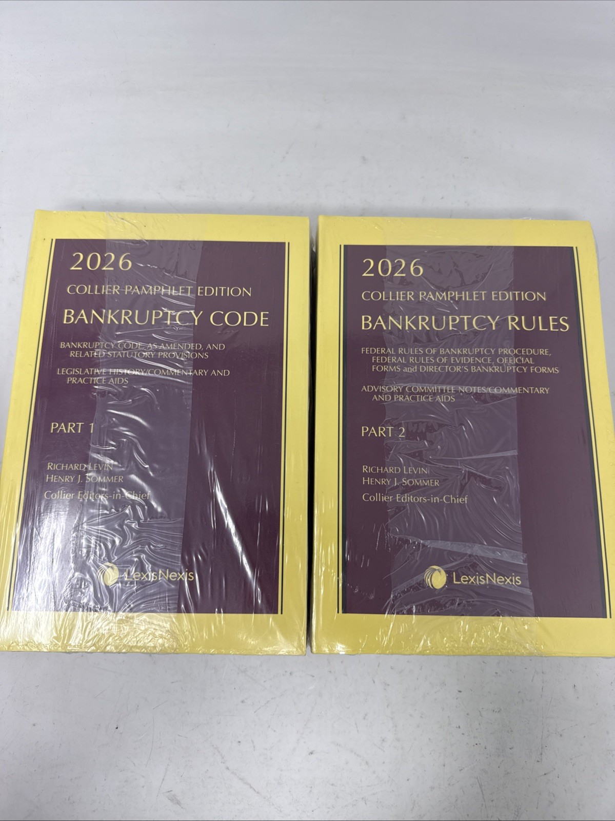 2026 Collier Pamphlet Ed. Bankruptcy Code- Part 1, Bankruptcy Rules -Part 2
