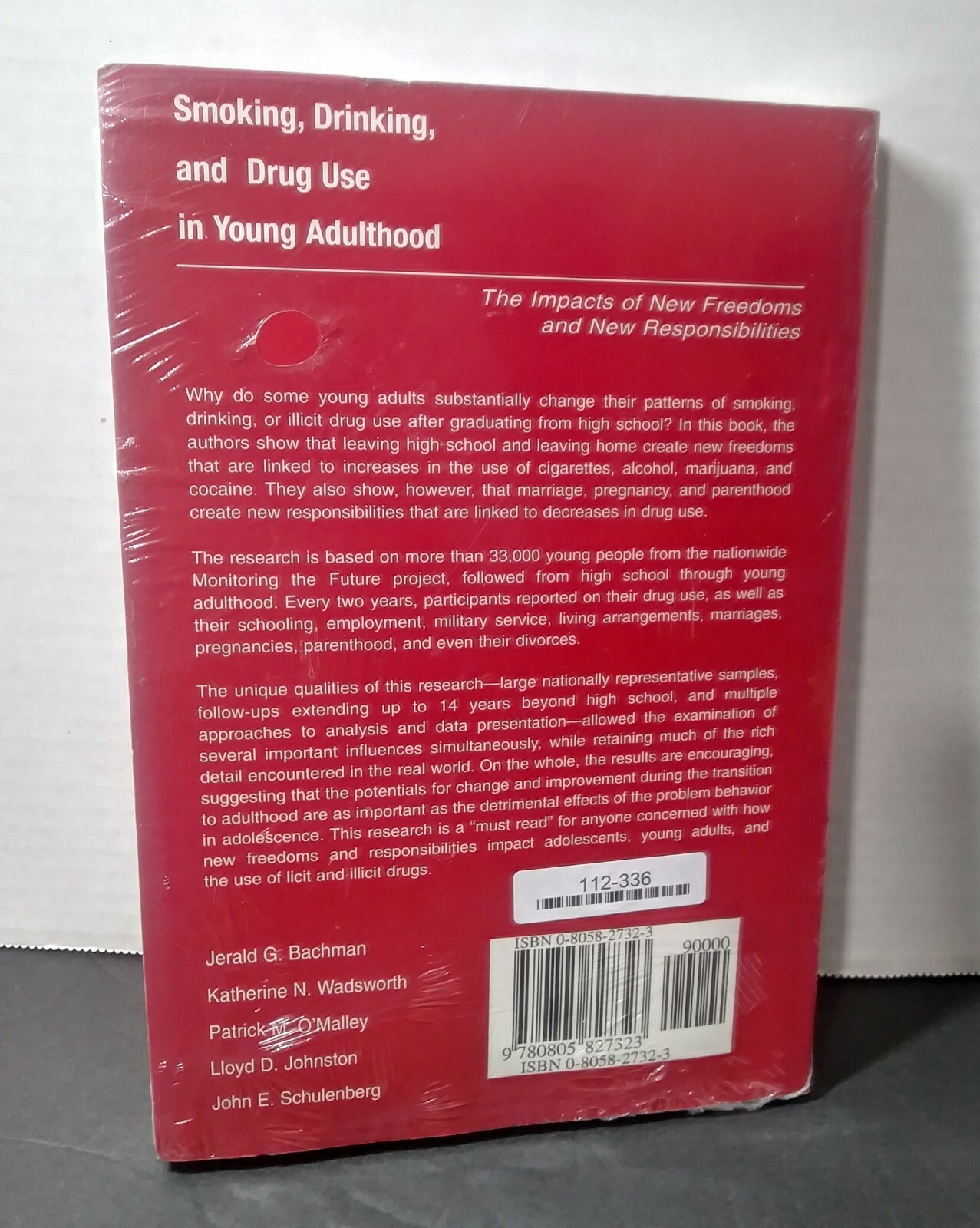 SMOKING DRINKING AND DRUG USE IN YOUNG ADULTHOOD: Bachman Wadsworth O’Malley RMA
