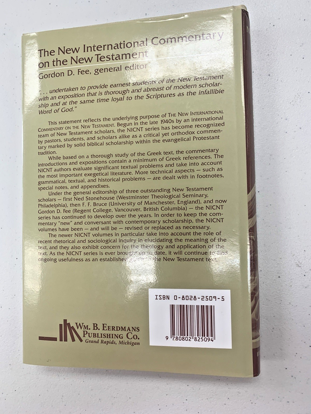 The Epistle to the Galatians by Ronald Y.K. Fung