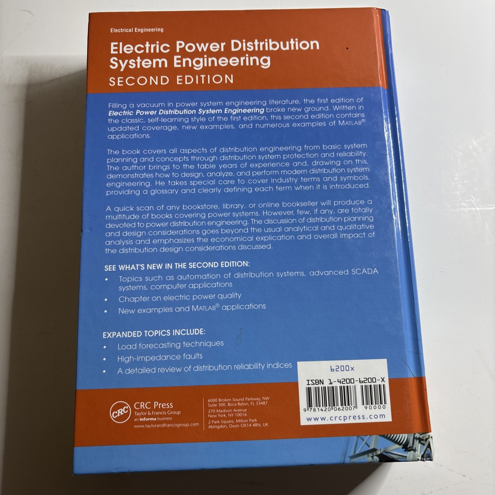 Electric Power Distribution System Engineering by Turan Gonen