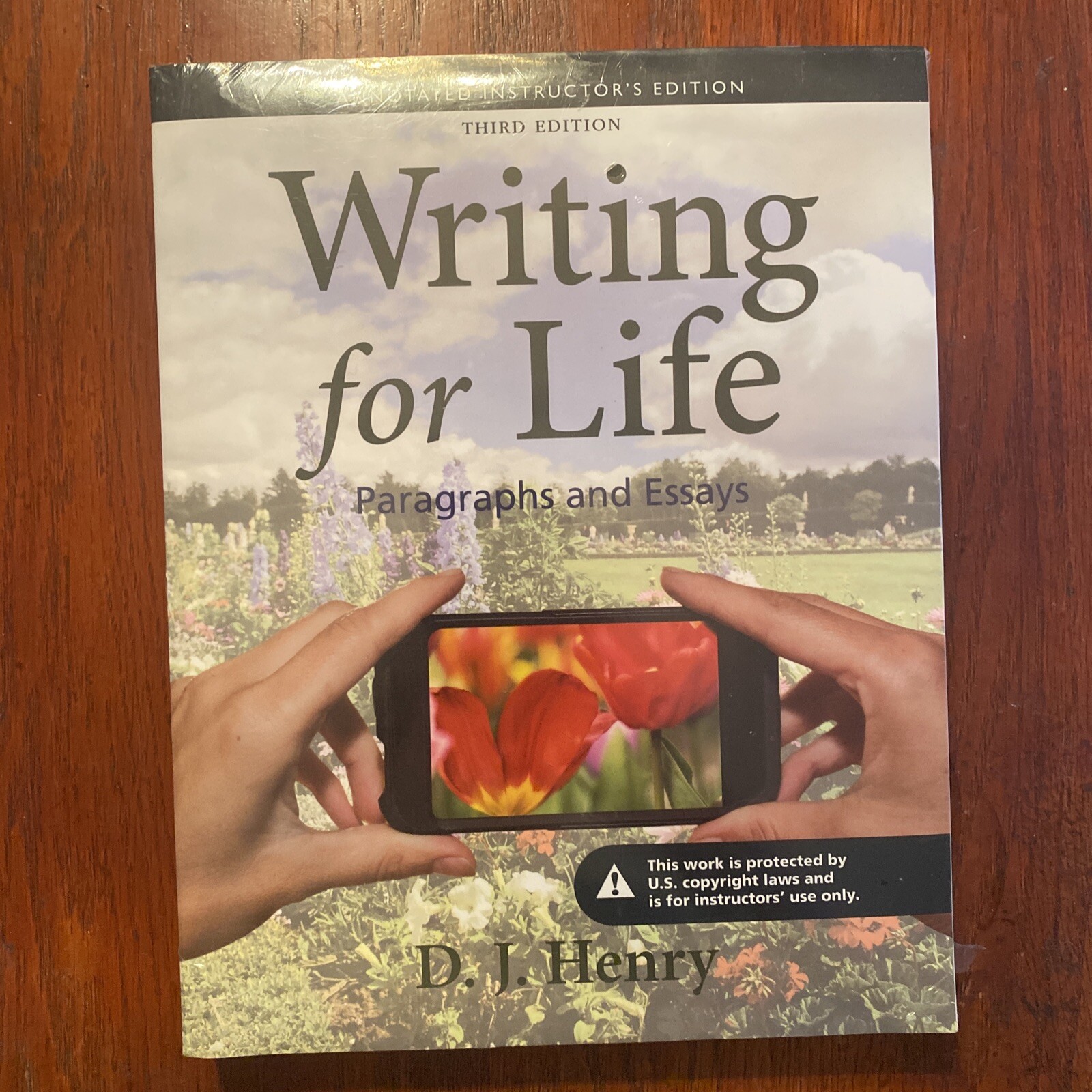 Writing for Life : Paragraphs and Essays Instructors Edition BRAND NEW