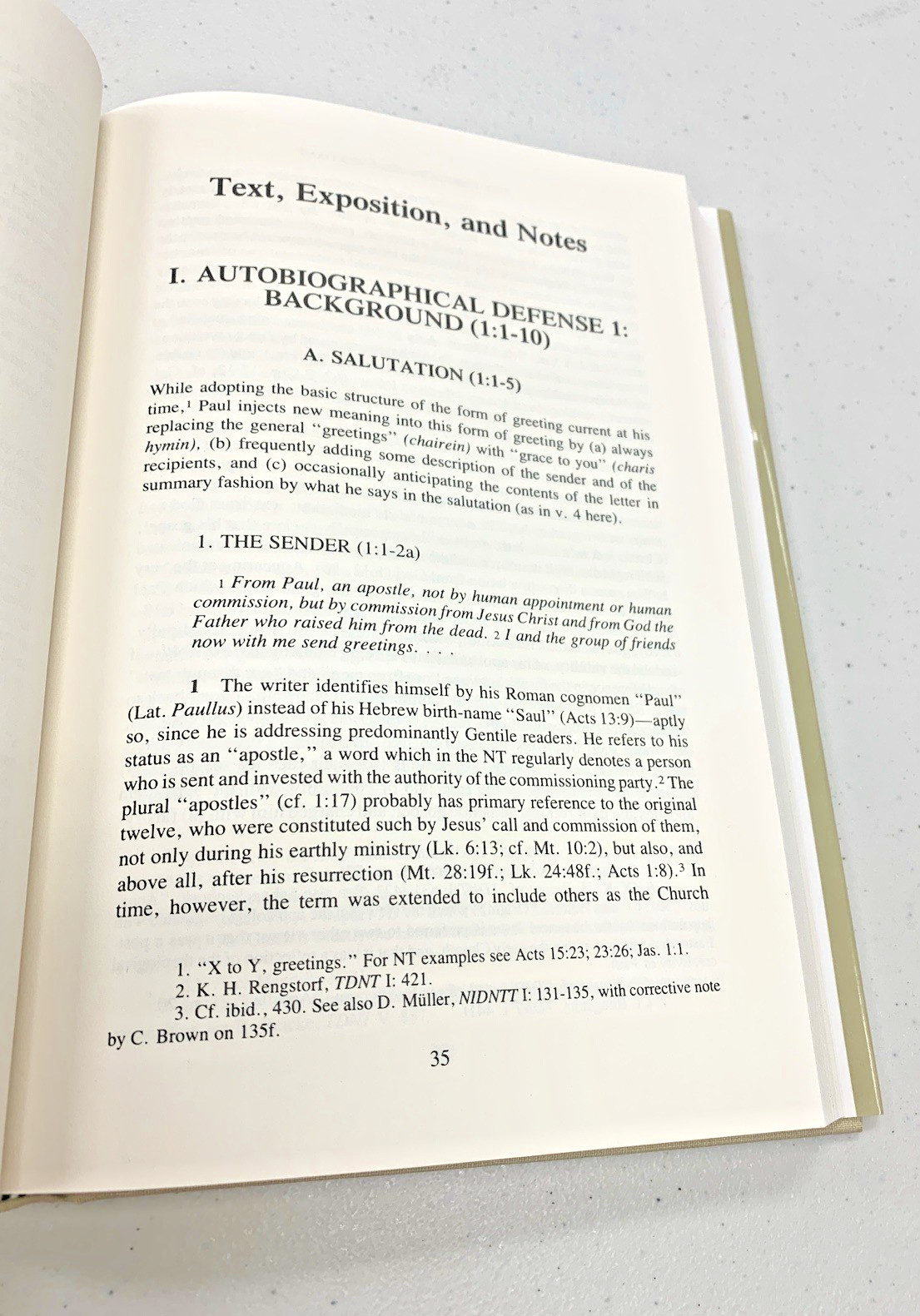 The Epistle to the Galatians by Ronald Y.K. Fung