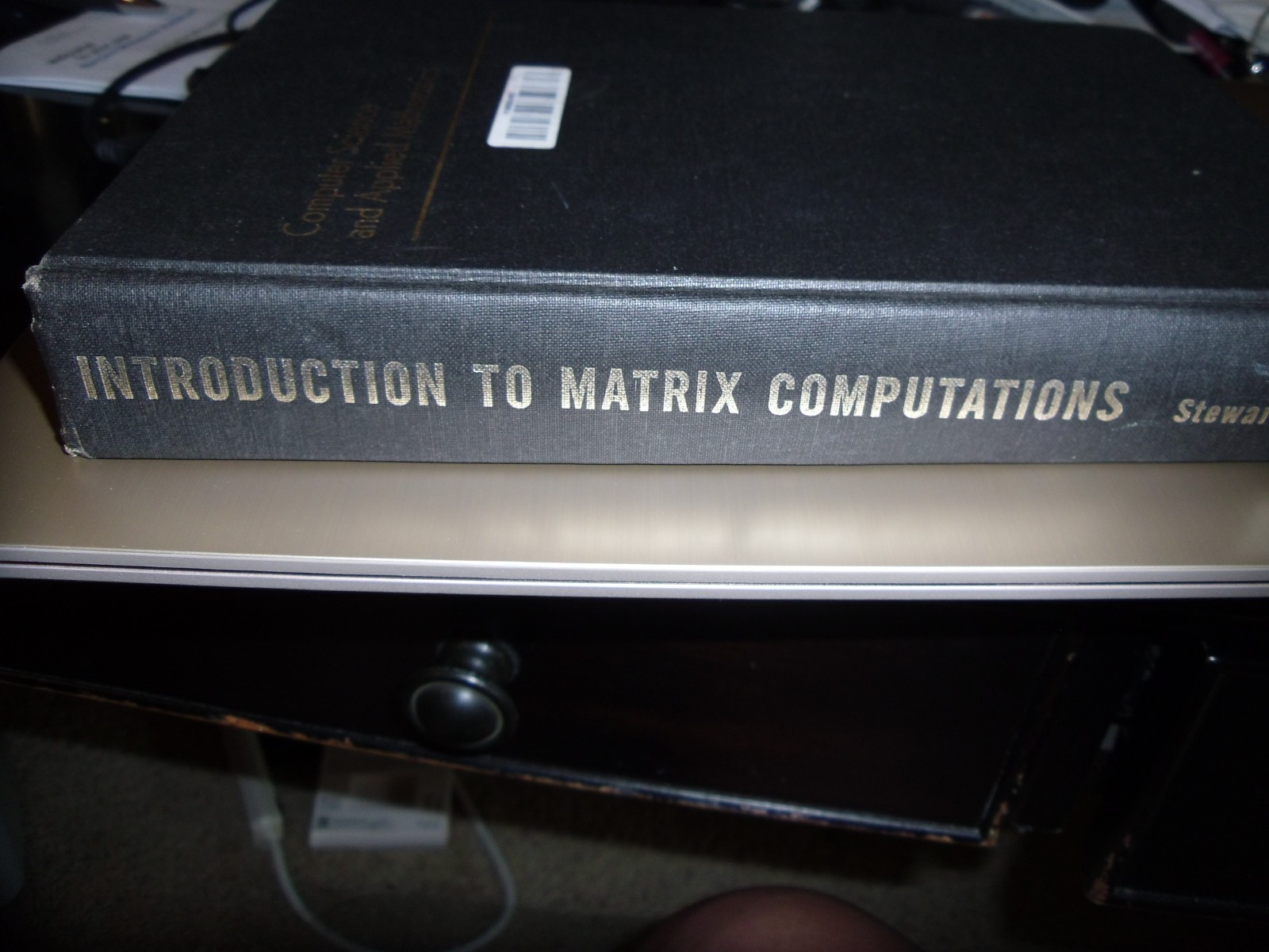 INTRODUCTION TO MATRIX COMPUTATIONS (COMPUTER SCIENCE AND By G. W. Stewart *VG+*