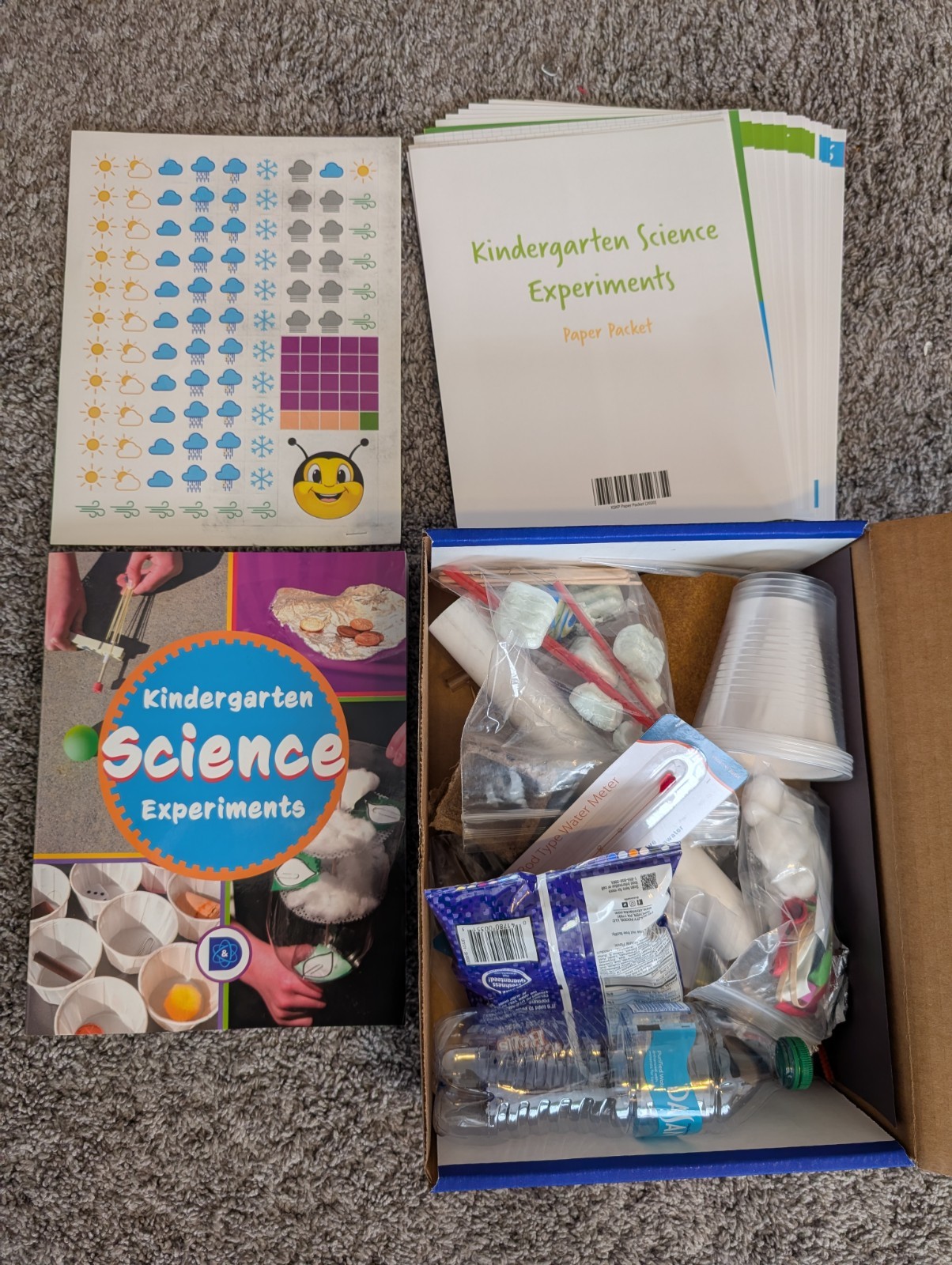 Discover & Do: Kindergarten Science Experiments Book and Kit Included VERY GOOD