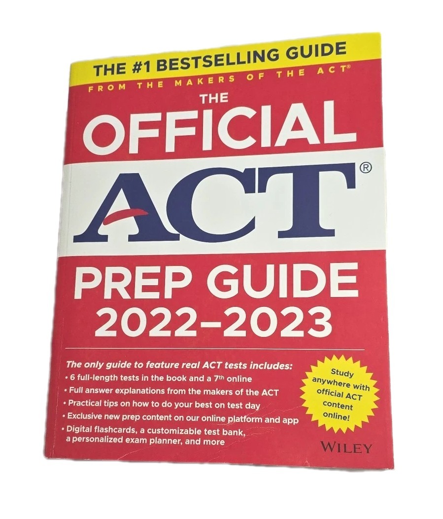 ACT Prep Guide 2022-2023 Paperback By ACT Like New The Official
