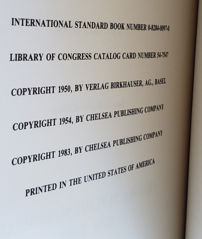 Theory of Functions Complex Variable Vol 1 Caratheodory Chelsea NEW AMS