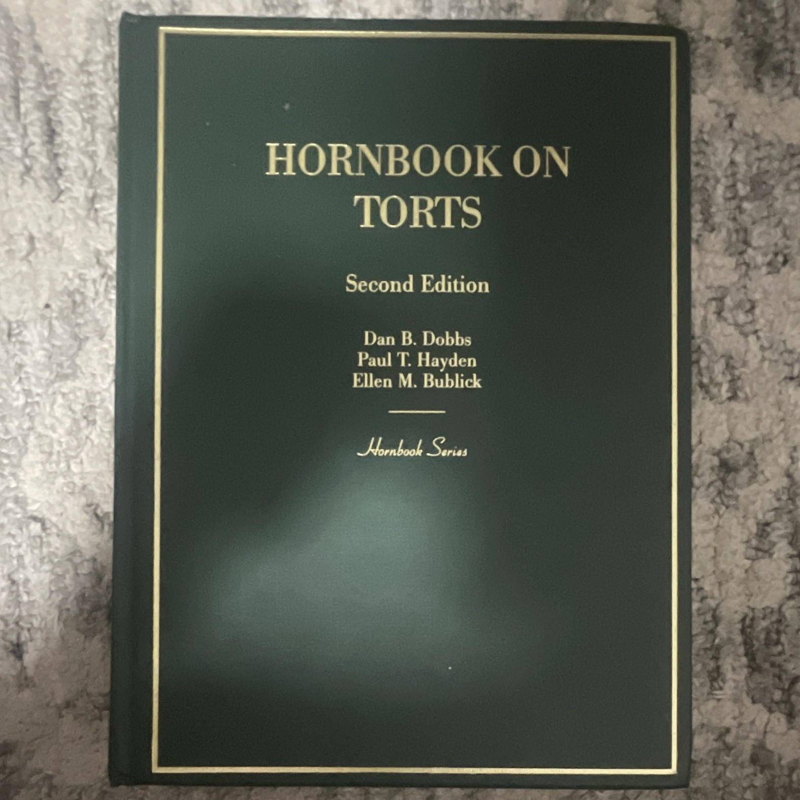 Hornbook on Torts 2nd Ed Hornbook Series HC 2022 West Academic Dobbs