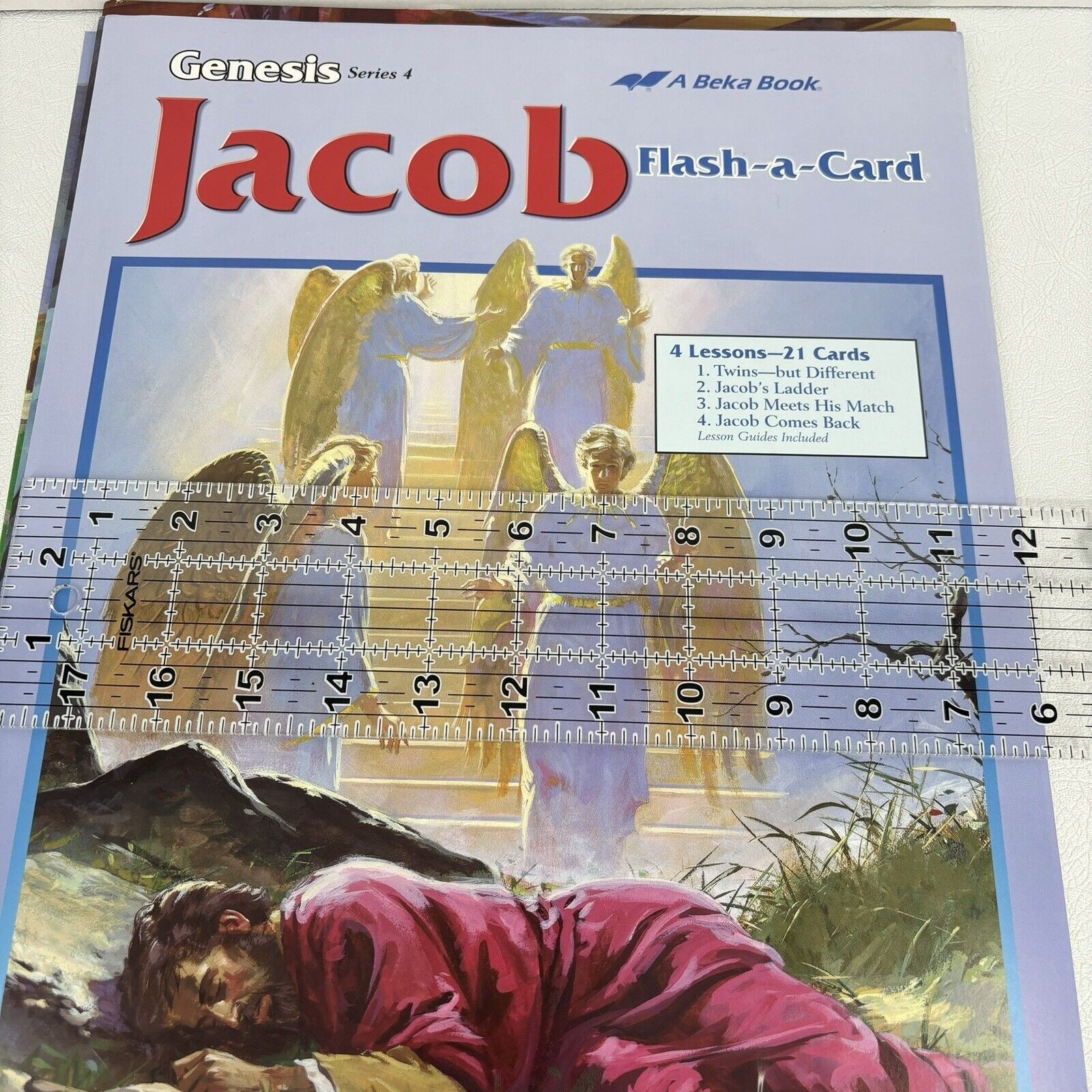 A Beka Book Genesis Series 4 Jacob 4 Lessons 21 Cards Religious Flash A Card