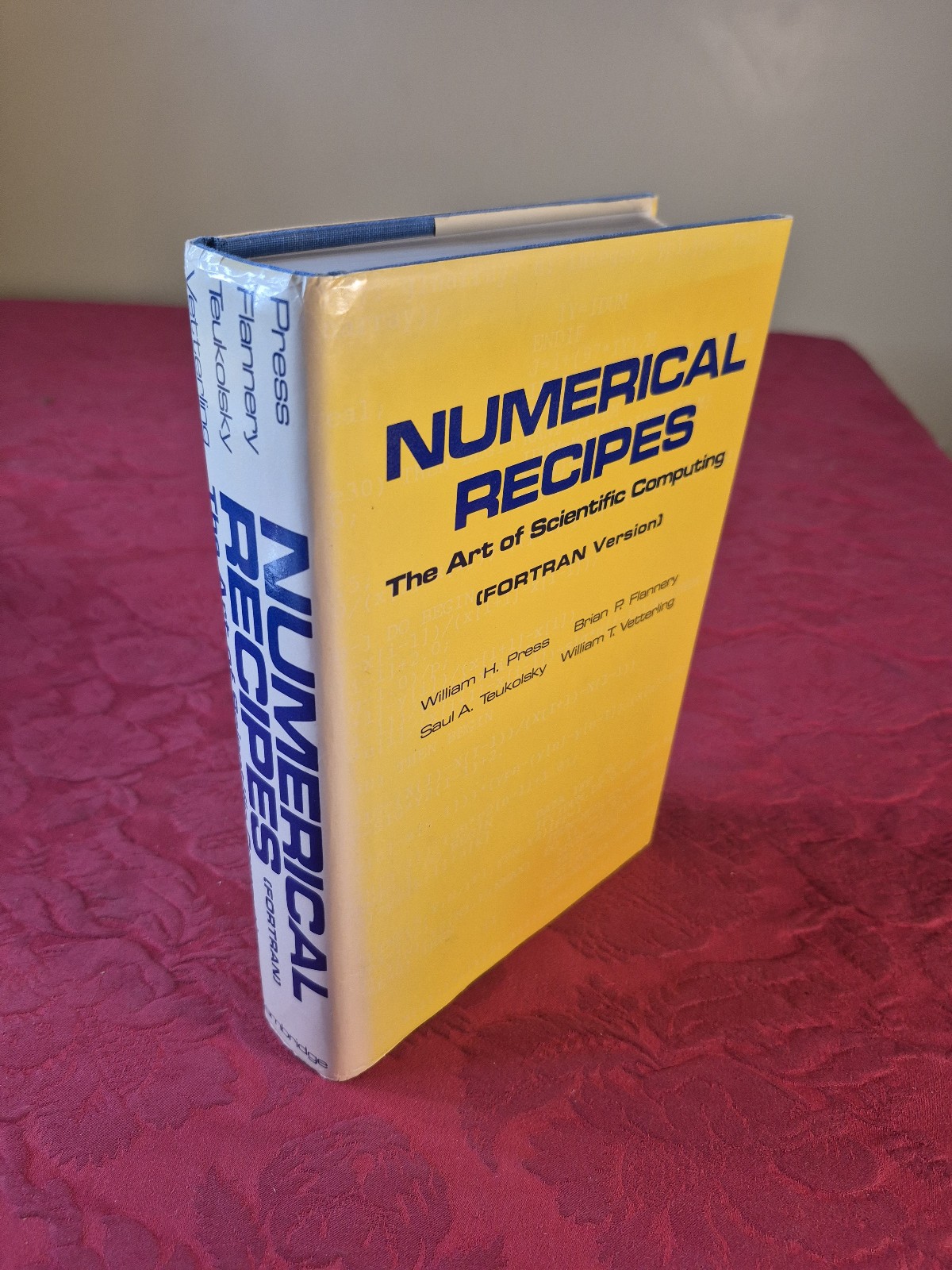 Numerical Recipes FORTRAN Version – Hardcover, Dust Jacket – Cambridge Univ Pr.
