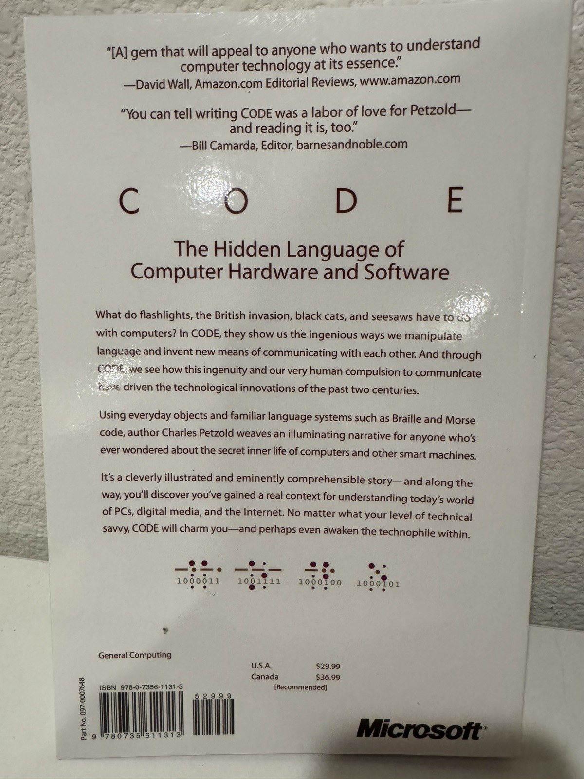 Coding Books : The Hidden Language of Computer Hardware and Software / MongoDB …