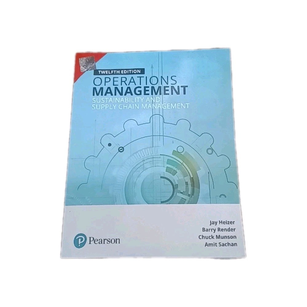 New: Operations Management by Jay Heizer 12th INTL ED “Free Ship from USA”