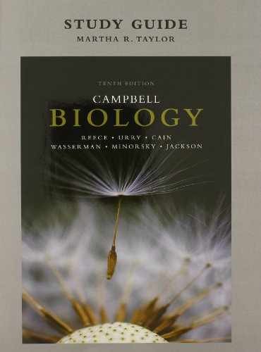 Study Guide for Campbell Biology – Paperback, by Reece Jane; Urry – Very Good o