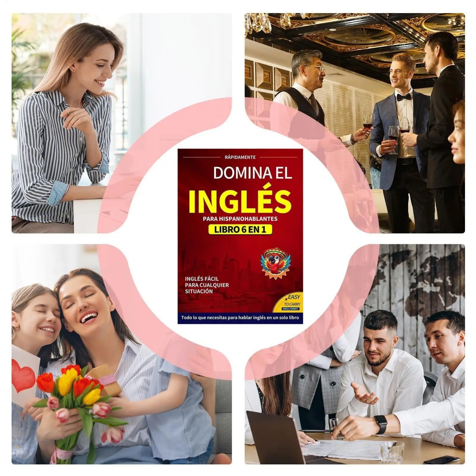 DOMINA EL INGLÉS PARA HISPANOHABLANTES LIBRO 6 EN 1