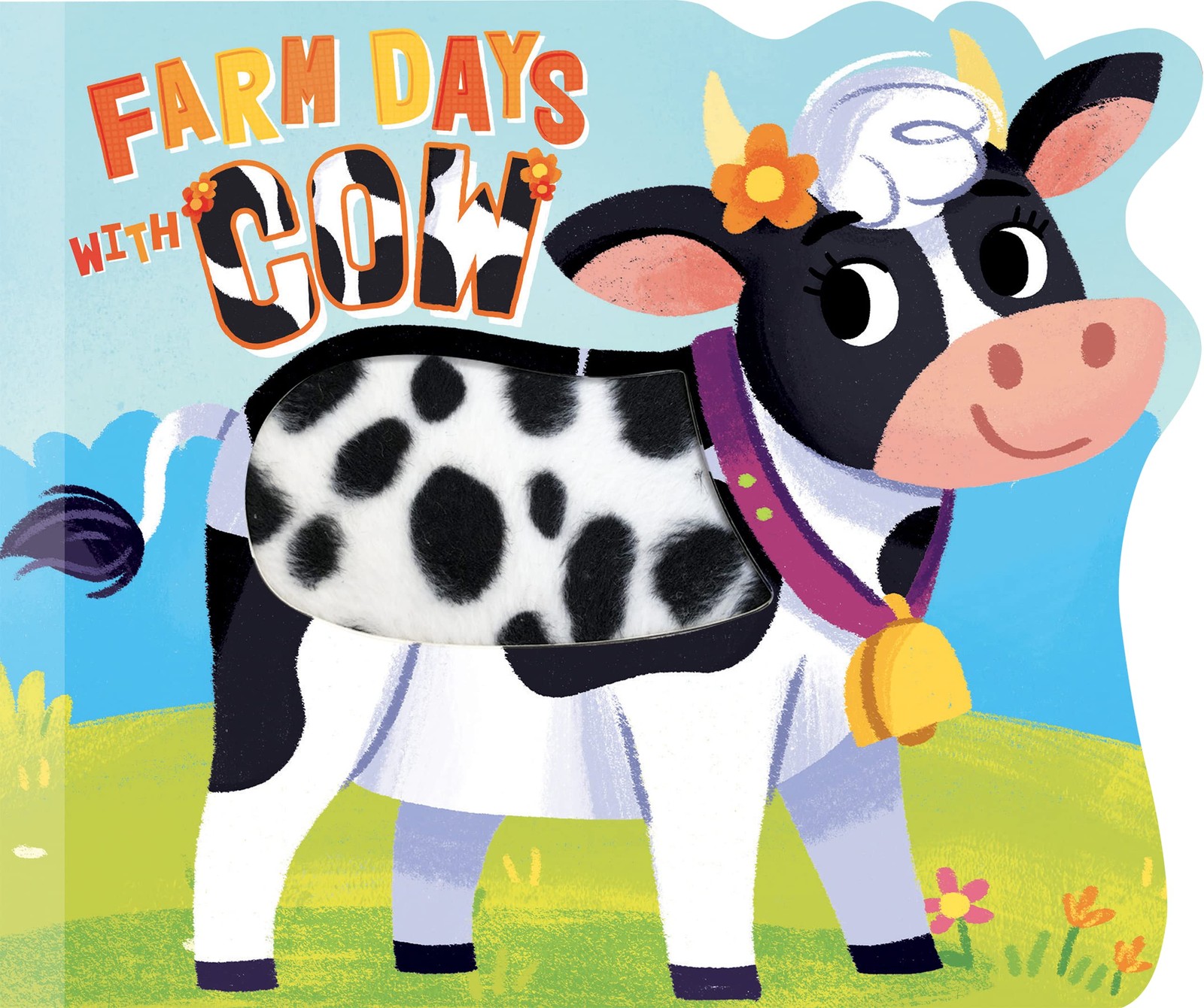 Farm Days with Cow – Touch and Feel Board Book – Sensory Board Book (Touch &…