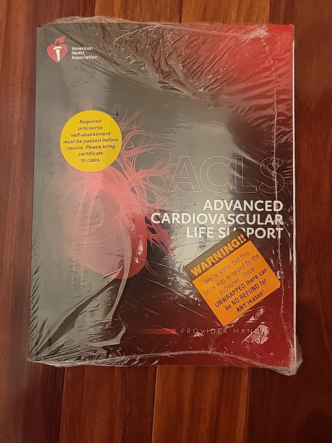 ACLS Advanced Cardiovascular Life Support 2020 Provider Manual Shrink-Wrapped