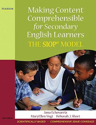Making Content Comprehensible for Seco- paperback, 0205627579, Jana J Echevarria