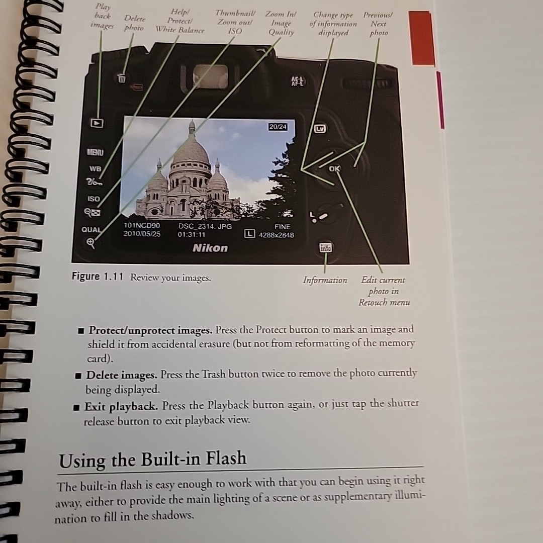 David Busch’s Compact Field Guide for the Nikon- spiral-bound, 1435458591, Busch