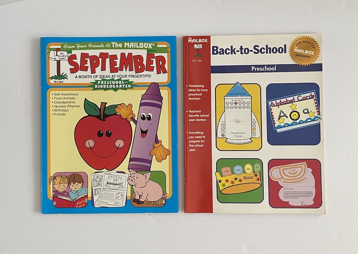 The Mailbox Magazine Lot Of 2 Preschool/Kindergarten September & Back-To-School