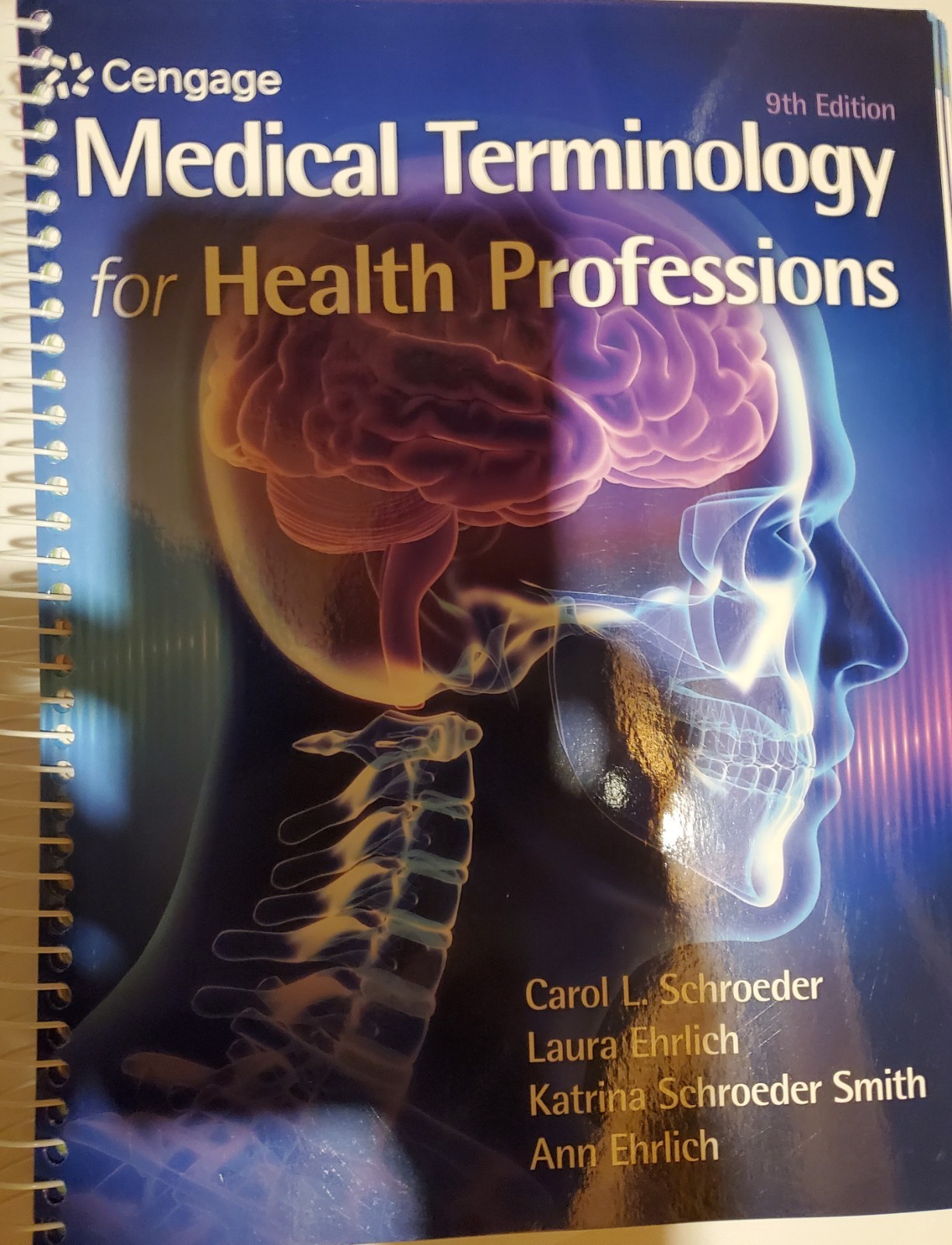 NEW 9th Medical Terminology Spiralbound, Ehrlich Ann Schroeder WB & Flash cards
