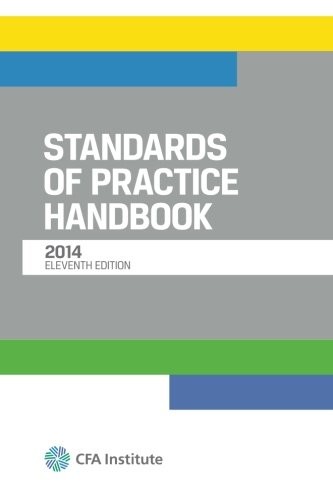 Standards of Practice Handbook, Eleventh Edition 2014 – paperback CFA Instit…