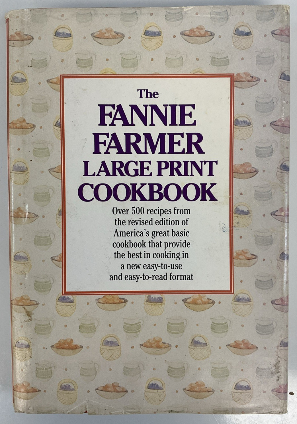 The Fannie Farmer Large Print Cookbook (G K Hall Large Print Book Series)