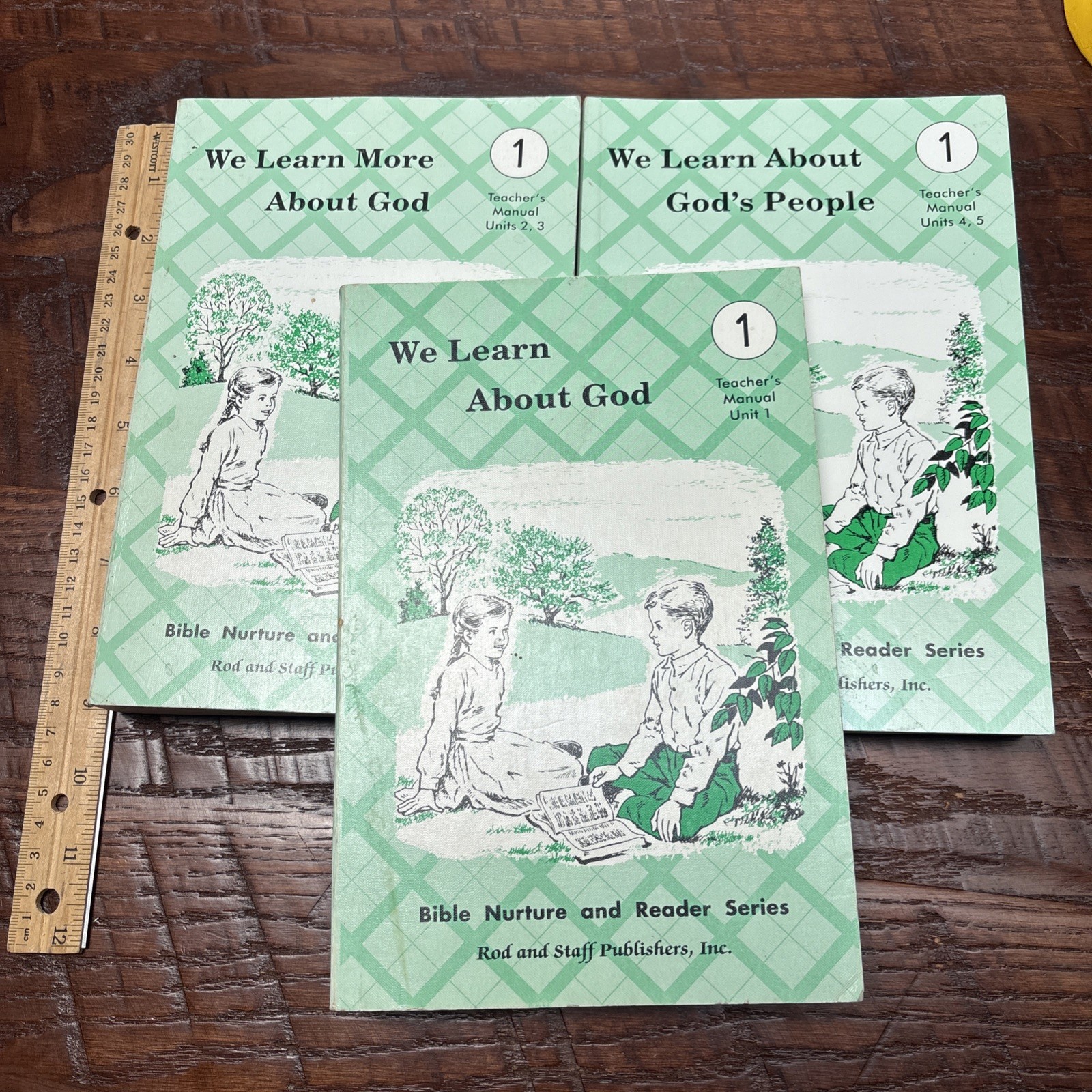 Teacher Manuals Rod and Staff Bible Nurture Reader Series Grade 1, Units 1-5