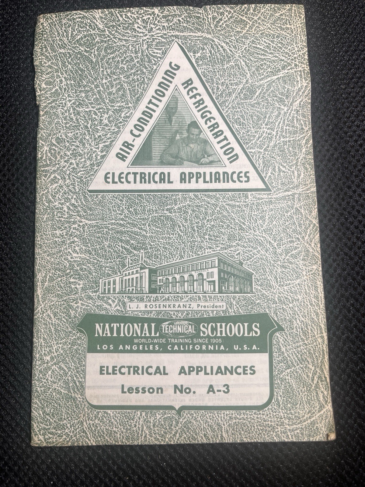 1959 National Technical Schools Electrical Appliance Lesson A-3