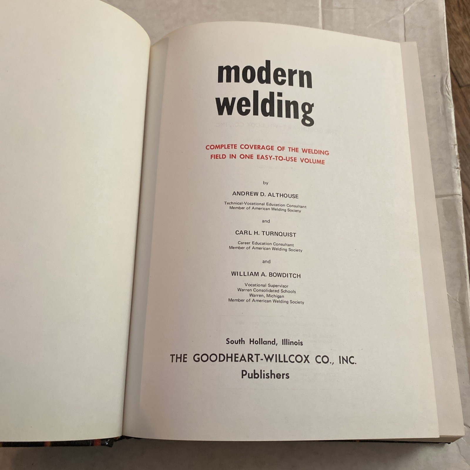 Modern Welding