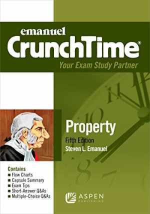 Emanuel CrunchTime for Property – Paperback, by Emanuel Steven L. – Good