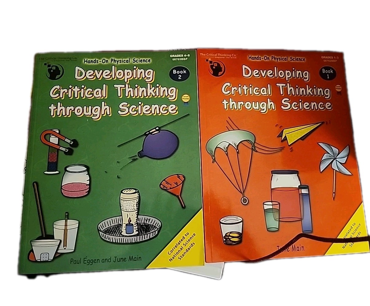 Critical Thinking Company:  Developing Books 1 & 2 Skills through Science  K-12