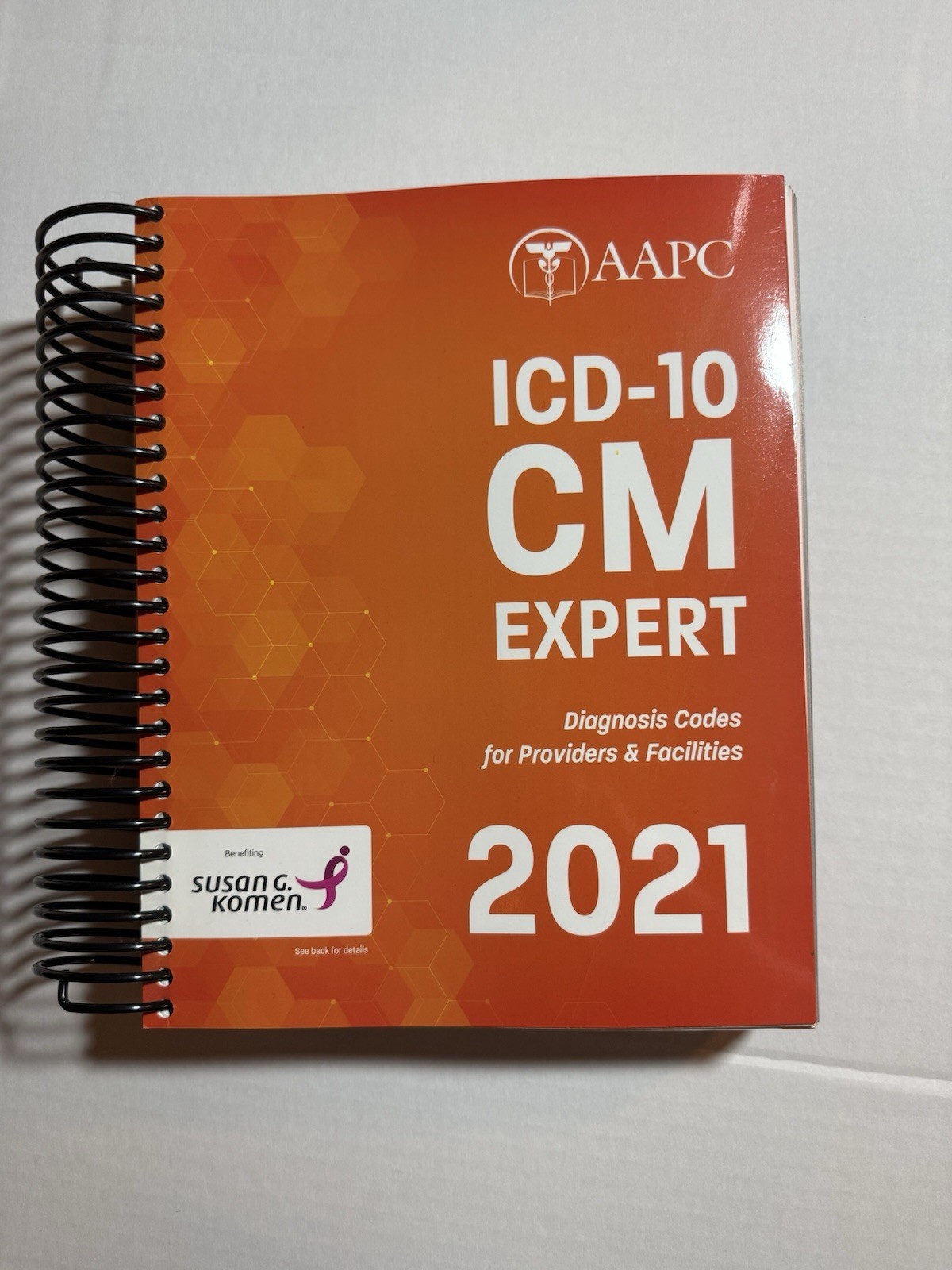 AAPC ICD-10-CM Expert 2021 Diagnosis Codes Spiral Bound Textbook 1713pp
