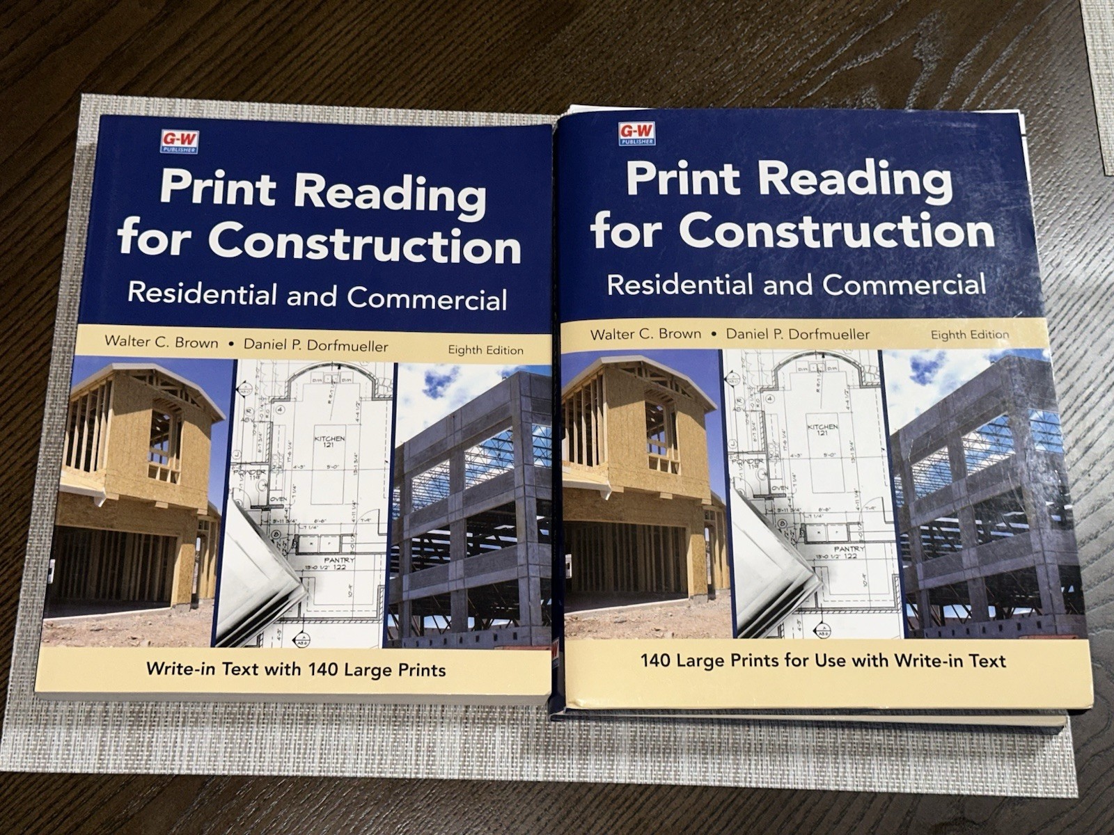 Print Reading for Construction 8th Ed Brown & Dorfmueller Large Print PB