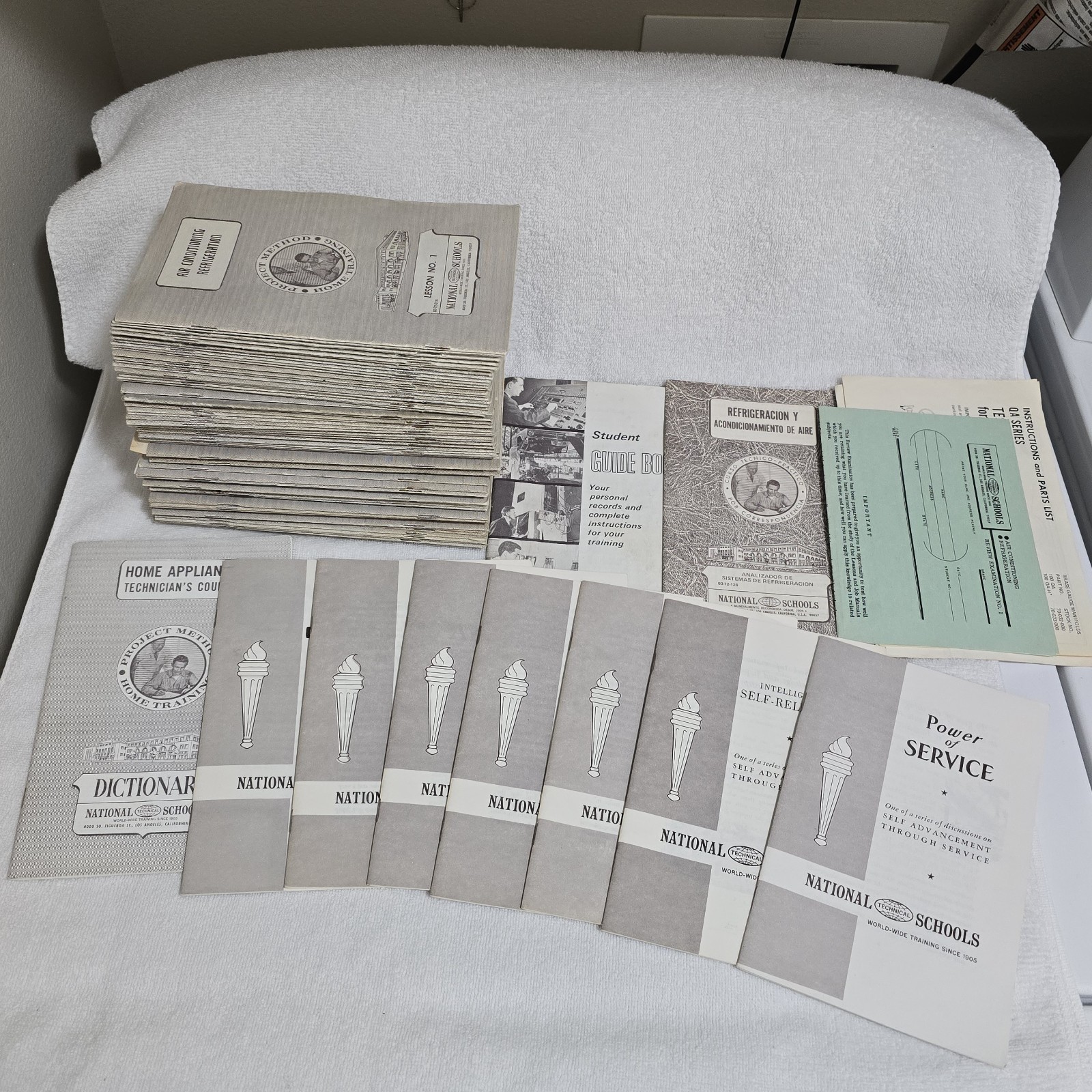 VTG National Technical Schools Air Conditioning Refrigeration HVAC Course Books