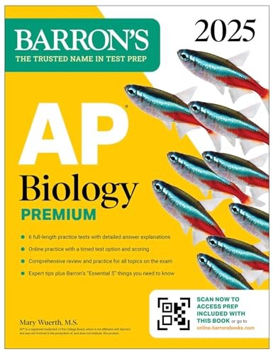 AP Biology Premium, 2025: Prep Book…, Wuerth M.S., Ma