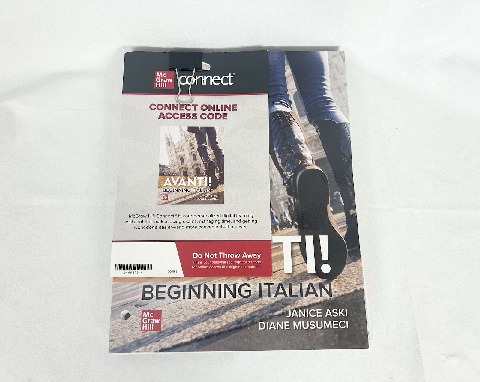 McGraw Hill Avanti! Beginning Italian Fifth Edition by Aski Musumeci with Code