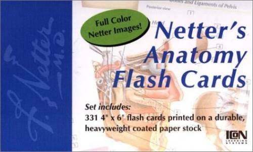 Netter’s Anatomy Flash Cards – Cards By John T. Hansen – GOOD