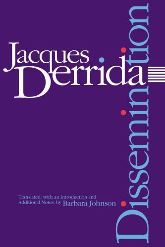 Dissemination Paperback Jacques. Derrida