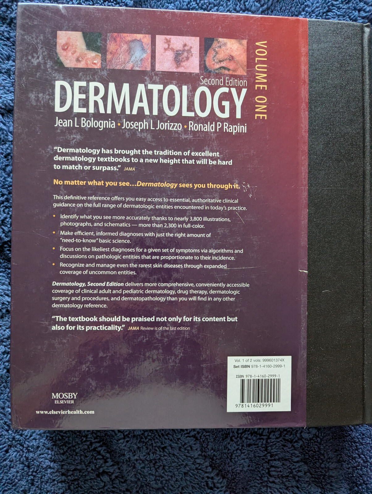 2 Volume Dermatology 2nd Edition by Various Authors HC 2008 Elsevier/Mosby