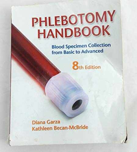 Phlebotomy Handbook: Blood Specimen – Paperback, by Garza EdD MLS – Very Good j