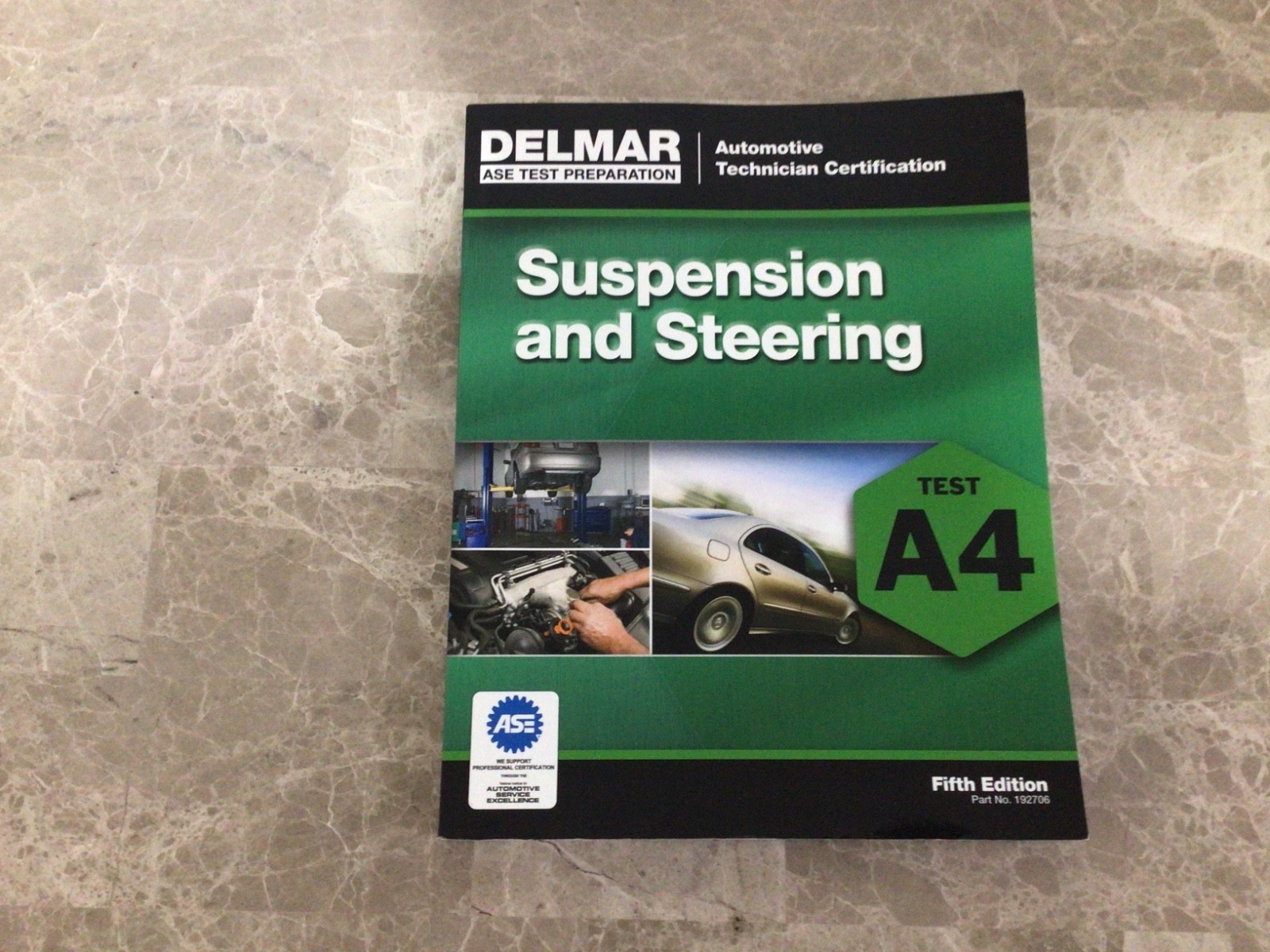 ASE Test Preparation – A4 Suspension and Steering by Delmar (2011, Trade…